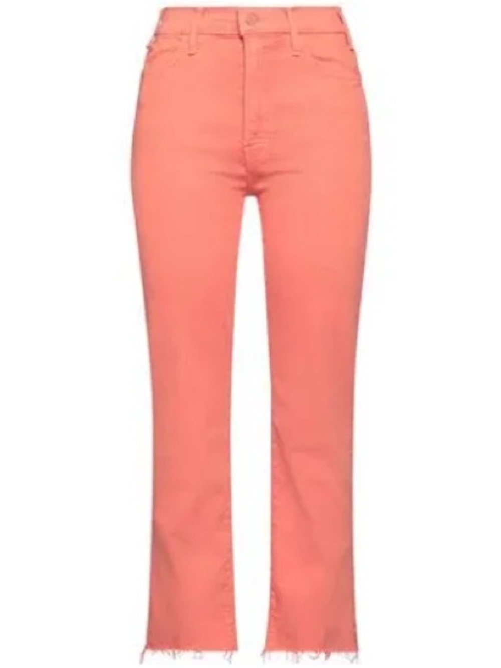 MOTHER Coral Pink High-Rise‎ Flare Jeans
